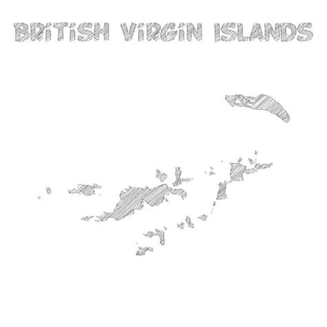 British Virgin Islands Map Stock Vectors Istock