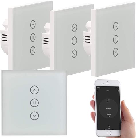 Luminea Home Control Rolladenschalter Wlan Rollladen Touch Steuerung