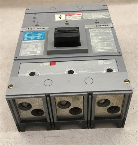 Siemens ITE Sentron Series Circuit Breaker JXD63B400 400 600 AC