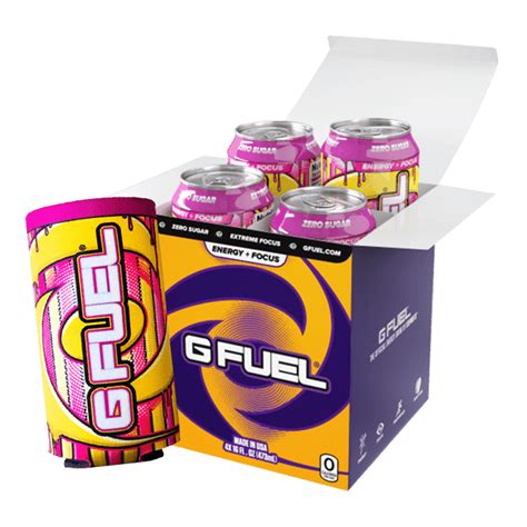 G Fuel Hype Sauce Coolie Bundle Coolie 4 Pack Cans