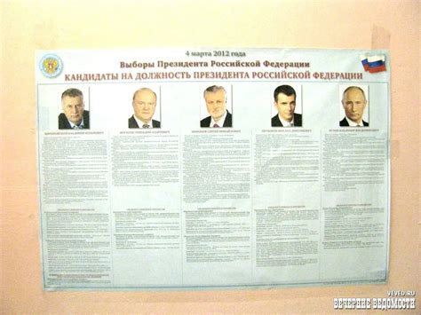Список кандидатов на пост президента 2024