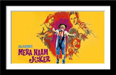 Tallenge Mera Naam Joker Raj Kapoor Classic Hindi Movie Poster