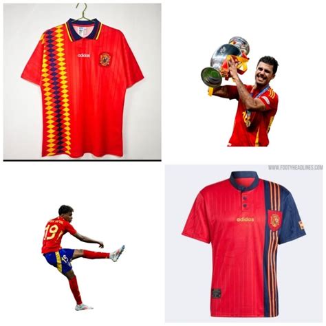 Jual KATALOG JERSEY BOLA RETRO SPANYOL HOME 96 DAN EURO HOME AWAY 2024