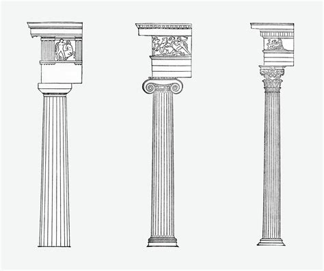 Dórico jónico y corintio Así era el aspecto de forma general de las