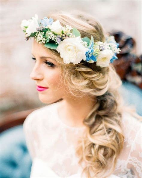 Mariage Flower Crown Hairstyle Crown Hairstyles White Flower Crown