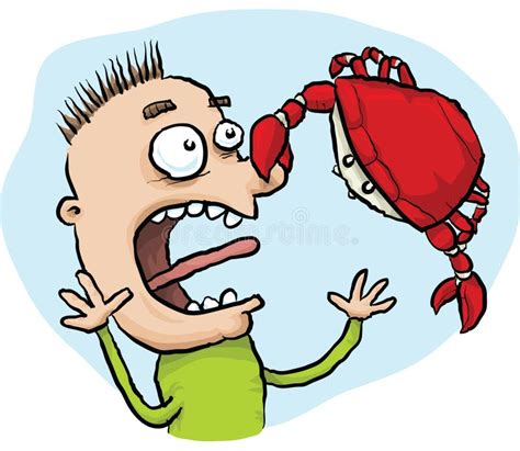 Crab Pinch stock illustration. Illustration of male, shellfish - 41750556