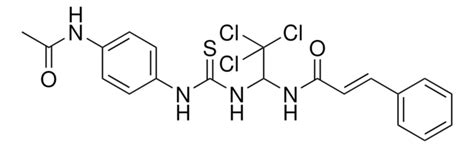 N 1 4 ACETYLAMINO ANILINO CARBOTHIOYL AMINO 2 2 2 TRI CL ET 3 PH