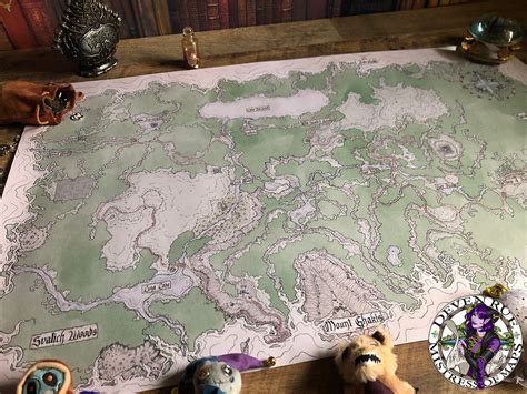 Barovia Map Prints Deven Rue