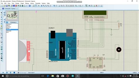 Simulasi Pintu Otomatis Menggunakan Proteus Dan Arduino Youtube