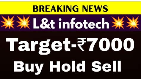 L T Infotech L T Infotech Stock Latest News Lti Share News L T