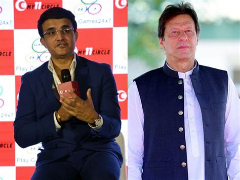 Sourav Ganguly Shocked With Pakistan Pm Imran Khan S Unga Speech