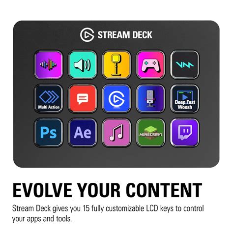 Elgato Stream Deck Mk Studio Controller Macro Keys Trigger