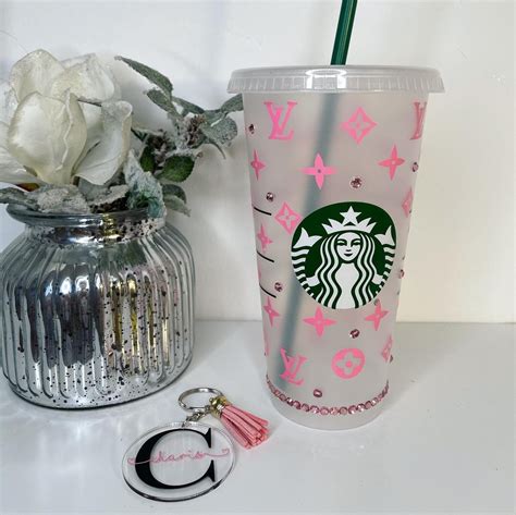 Personalised Starbucks Reusable Cold Cup 24oz With Lid And Etsy