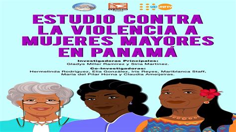 UNFPA Panamá Estudio contra la violencia a mujeres mayores