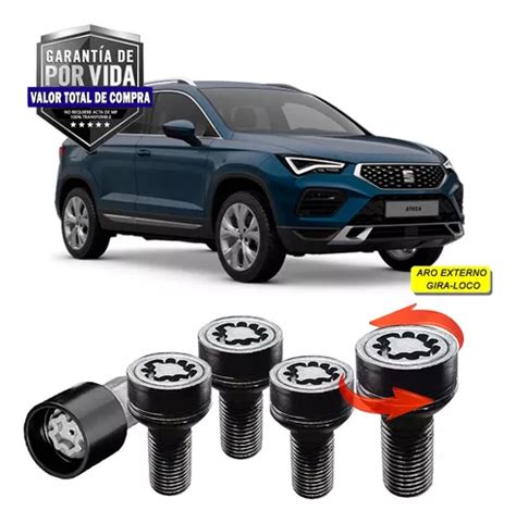 4 Birlos Seguridad Starlock Nuevo Seat Ateca Envío Full Meses sin