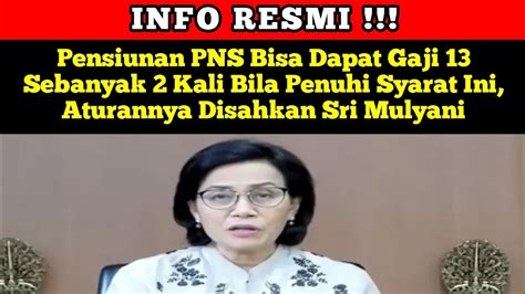 Pensiunan Pns Bisa Dapat Gaji Sebanyak X Bila Penuhi Syarat Ini