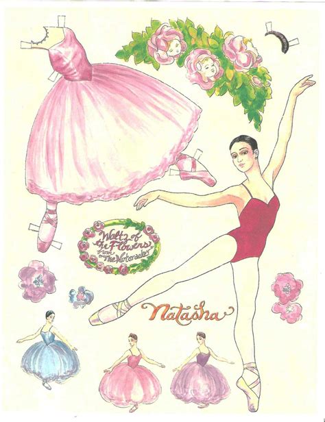 Miss Missy Paper Dolls Natasha Ballerina