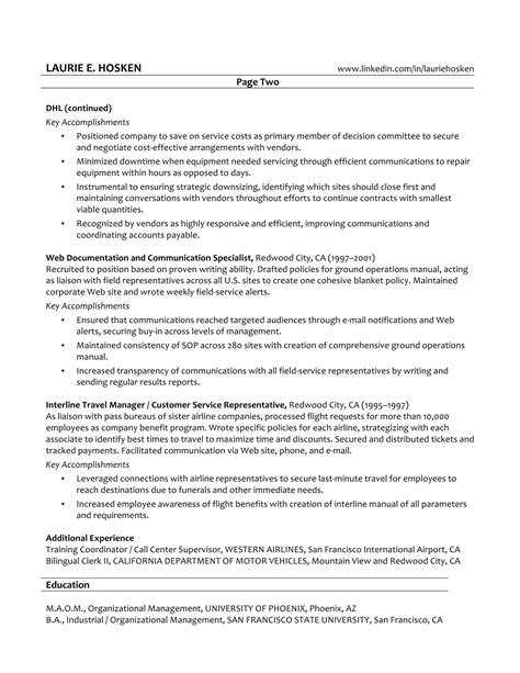 Laurie Hosken Resume Pdf