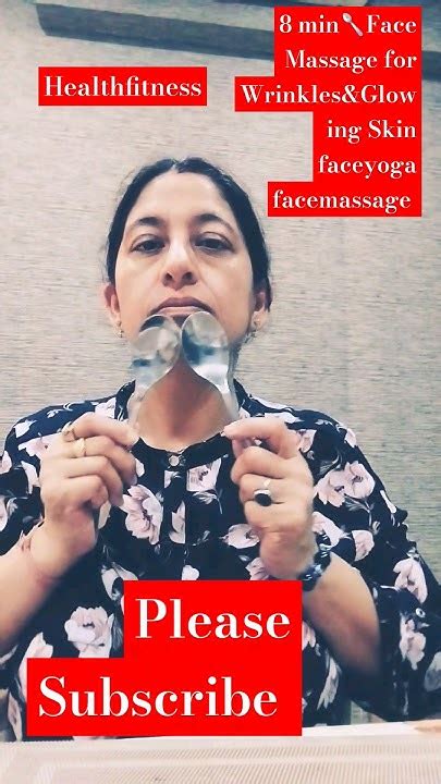 Spoon🥄face Massage For Wrinklesandglowing Skin Faceyoga Facemassage Glowingskin Shorts