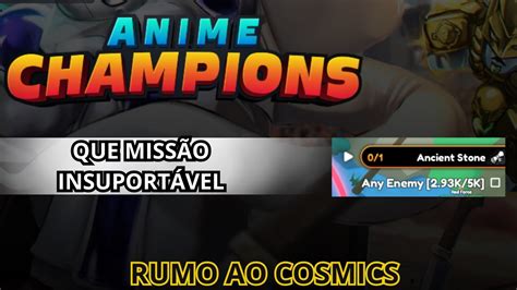 Como Pegar Seu Primeiro Cosmico No Anime Champions Youtube