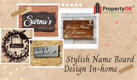 Create A Stylish Name Board Design For Your Home Or Office