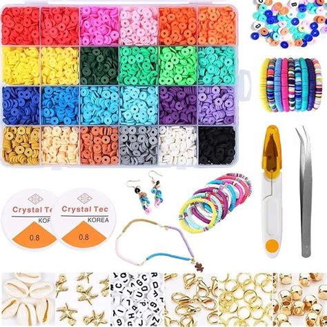 Kit De Bijou Limics24 Co 5584 Pièces Perles Bijoux Plates Lettres