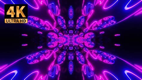 4K Abstract Video Background Ambient Neon VJ Loops No Copyright