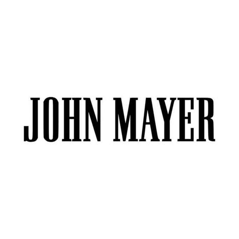 Buy John Mayer Band Logo Vinyl Decal Sticker Online