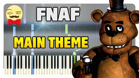 Five Nights At Freddy S Main Theme Song Piano Tutorial Sheet Music Midi Youtube