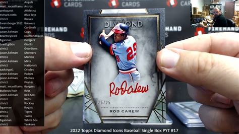 Topps Diamond Icons Baseball Single Box Pyt Youtube