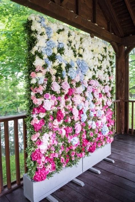 Five Breathtaking Feature Walls for Your Spring Wedding | Utah Home