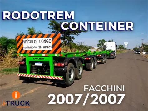 Rodotrem Porta Conteiner Facchini Dolly Randon Mercadolivre