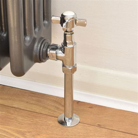 Traditional Manual Angled Chrome Radiator Valve Radiator Valves Traditional Radiators Radiators