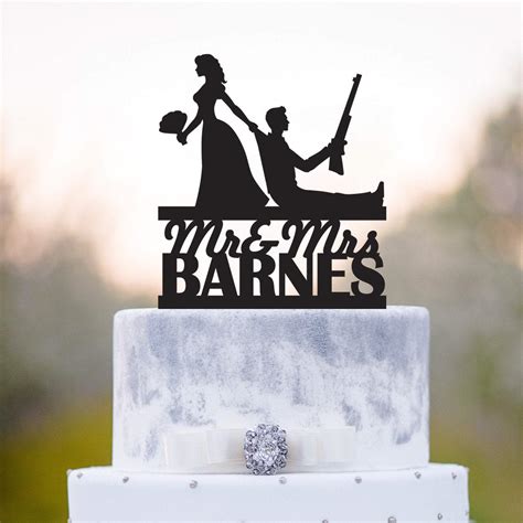 Buy Funny Wedding Cake Topper The Hunt Is Over Wedding Cake Topper Mr