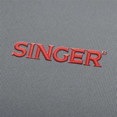 Singer Logo Embroidery Design For Instant Download — Embroiderydownload