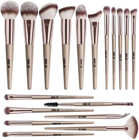 Pinceaux Maquillages 18 Pcs Set Pinceaux Maquillages Professionnel Kit