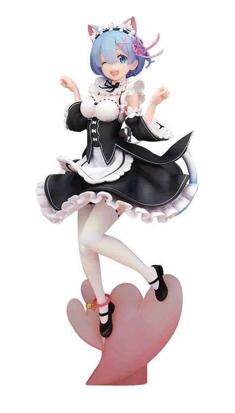 Dec198044 Re Zero Starting Life Rem Pvc Fig Cat Ear Ver Previews World