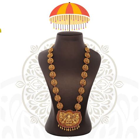 Lalitha Jewellery Gold Necklace Designs - South India Jewels