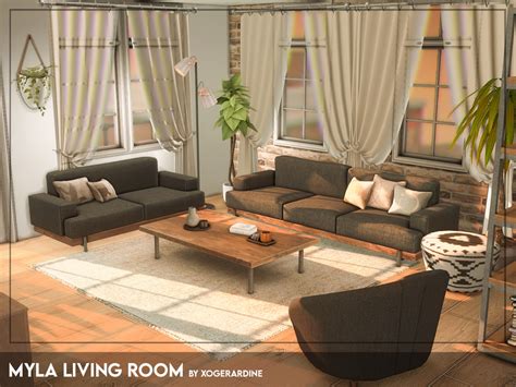 The Sims Resource Myla Living Room TSR Only CC