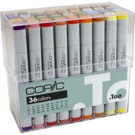 Copic Classic Marker Set Of Colors Cb Hndmd