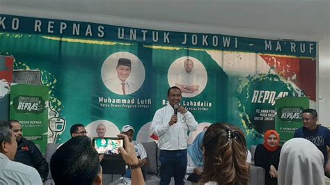 Relawan Pengusaha Muda Gelar Syukuran Kemenangan Jokowi Ma Ruf Pemilu