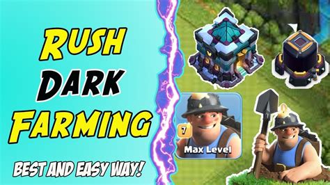 Fast Dark Elixir Farming Strategy At TH13 Best Dark Elixir Farming At