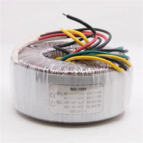 200W Dual 25V Dual 15V HiFi Toroidal Transformer Full Copper Audio