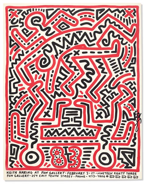 Keith Haring 1958 1990 Keith Haring At Fun Gallery Christies