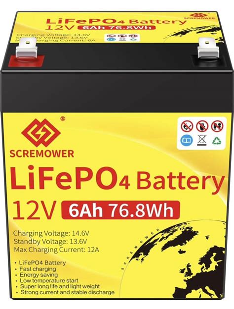 Yahooオークション 12v 6ah Lifepo4 リチウム鉄バッテリー ディープ