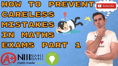 Strategies On How To Prevent Careless Mistakes In Maths Exams Part