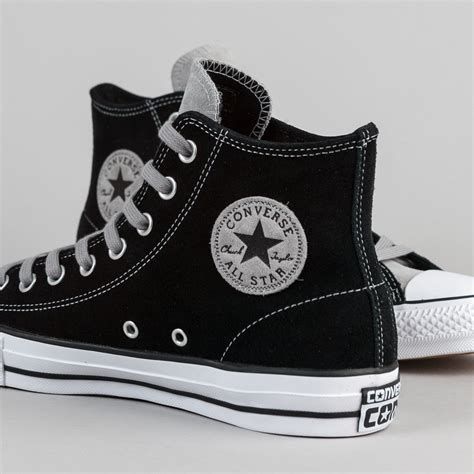 Converse Ctas Pro Hi Shoes Black Dolphin White Flatspot