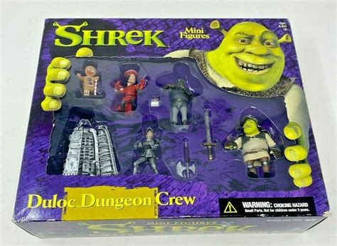 McFarlane SHREK Duloc Dungeon Crew Mini Figure set 2001 Farquaad ...