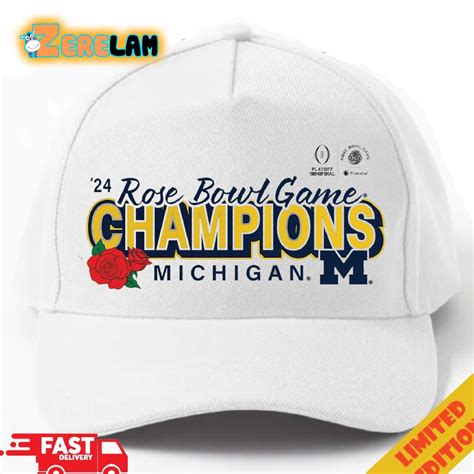 Michigan Rose Bowl Champions 2024 Hat - Zerelam