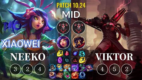 Dmo Xiaowei Neeko Vs Viktor Mid Kr Patch 10 24 Youtube